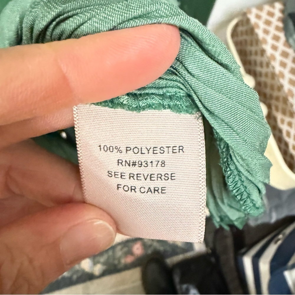 Philosophy | Forest Green Pleated Blouse | Soft Dramatic | Medium - Picture 3 of 11